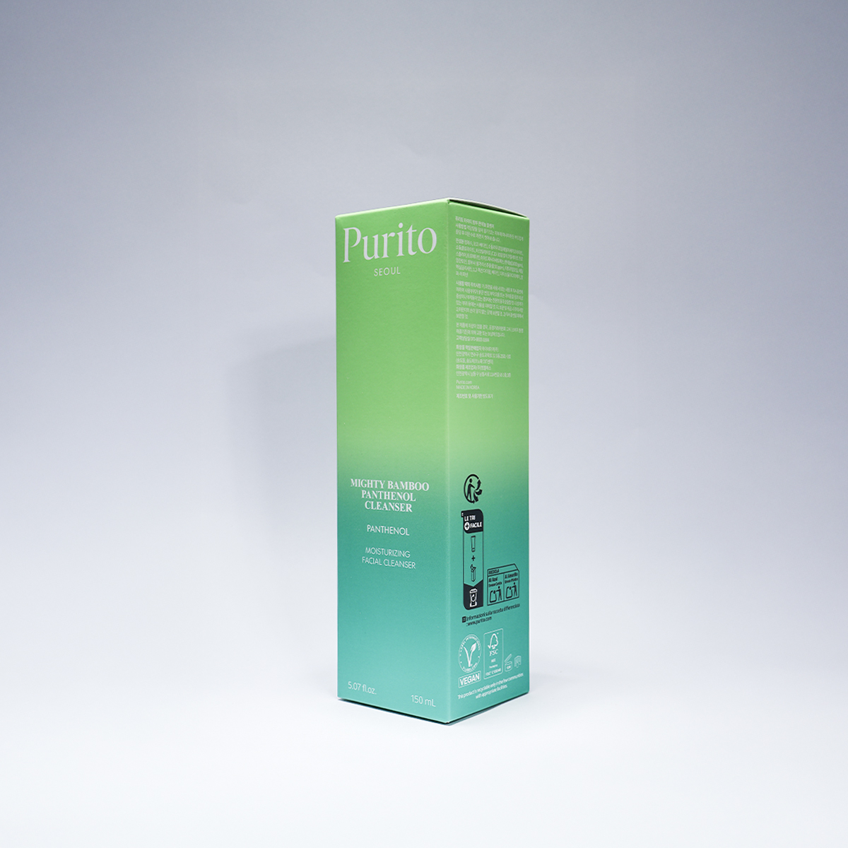 PURITO Mighty Bamboo Panthenol Cleanser 150 ml