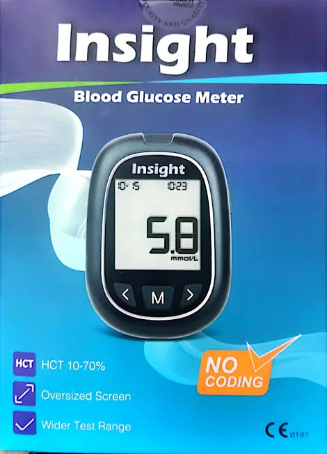 Insight Blood Glucose Meter with free thermometer
