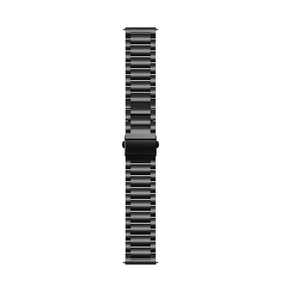 22mm Metal Strap For Smartwatch – Black