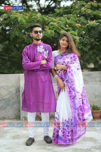 কাপল ড্রেস Couple Saree Sets