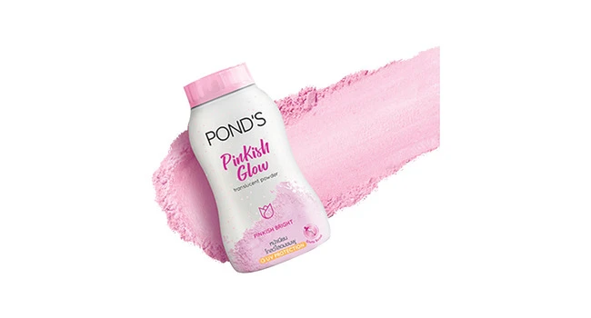 Pond's Pinkish Glow Translucent Facial Powder 50g Pinkish Bright Powder