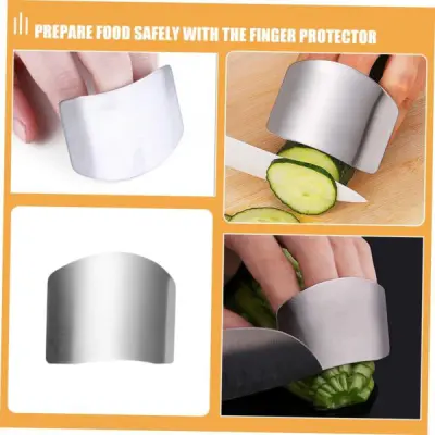২পিস Stainless Finger Protectors for Cutting (২ পিস)