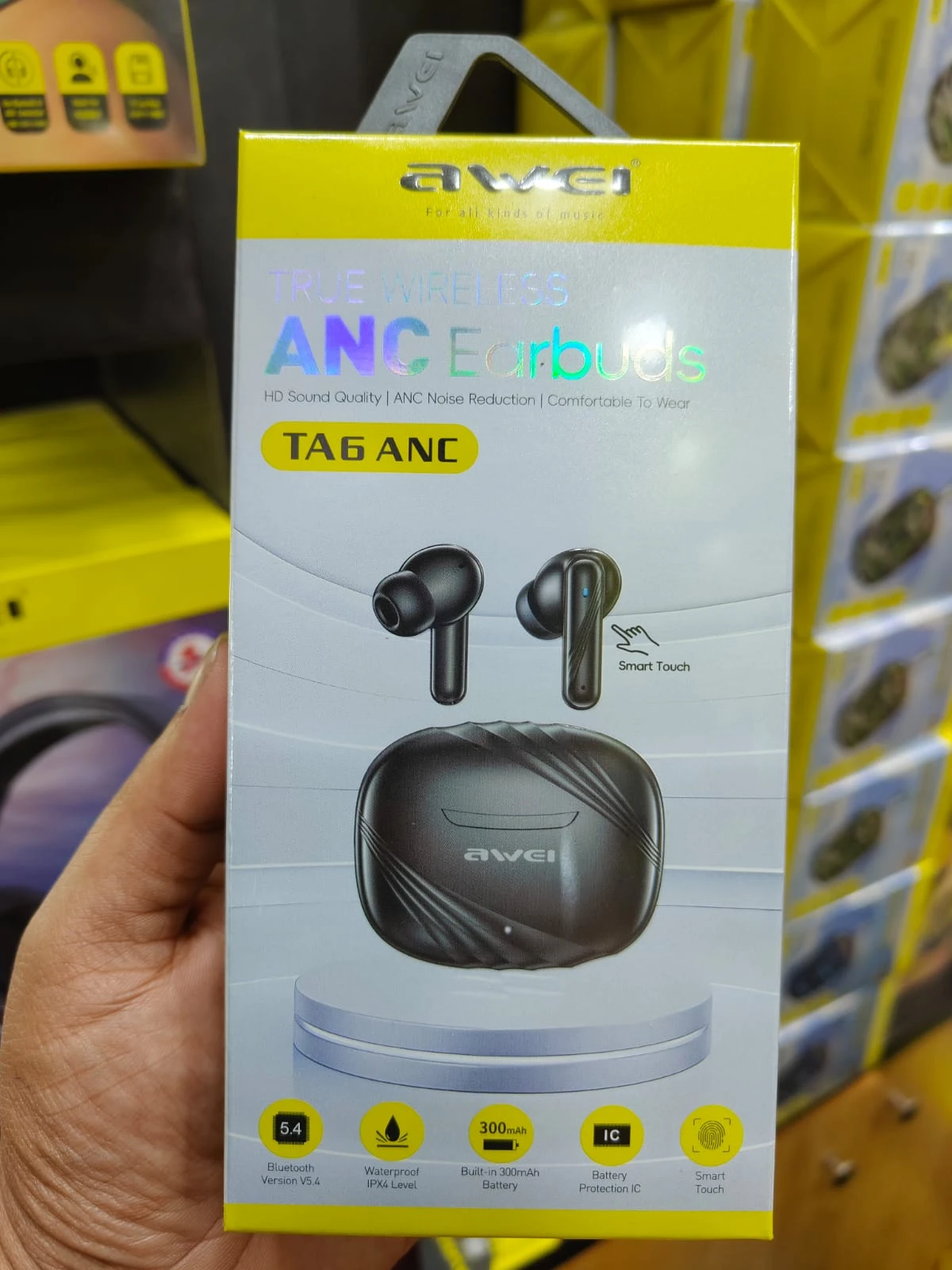 Awei TA6 ANC True Wireless Noise Reduction Earbuds ( 6-Month Official Warranty )
