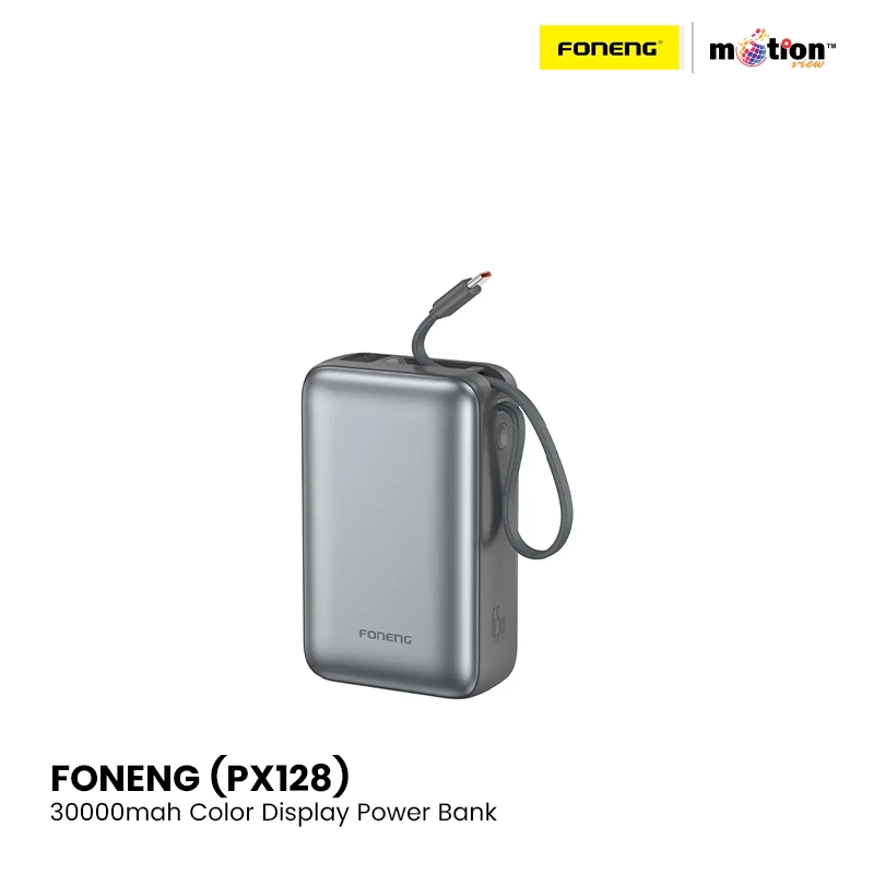 Foneng PX128 30000mAh Power Bank (65W & 3 Outputs)