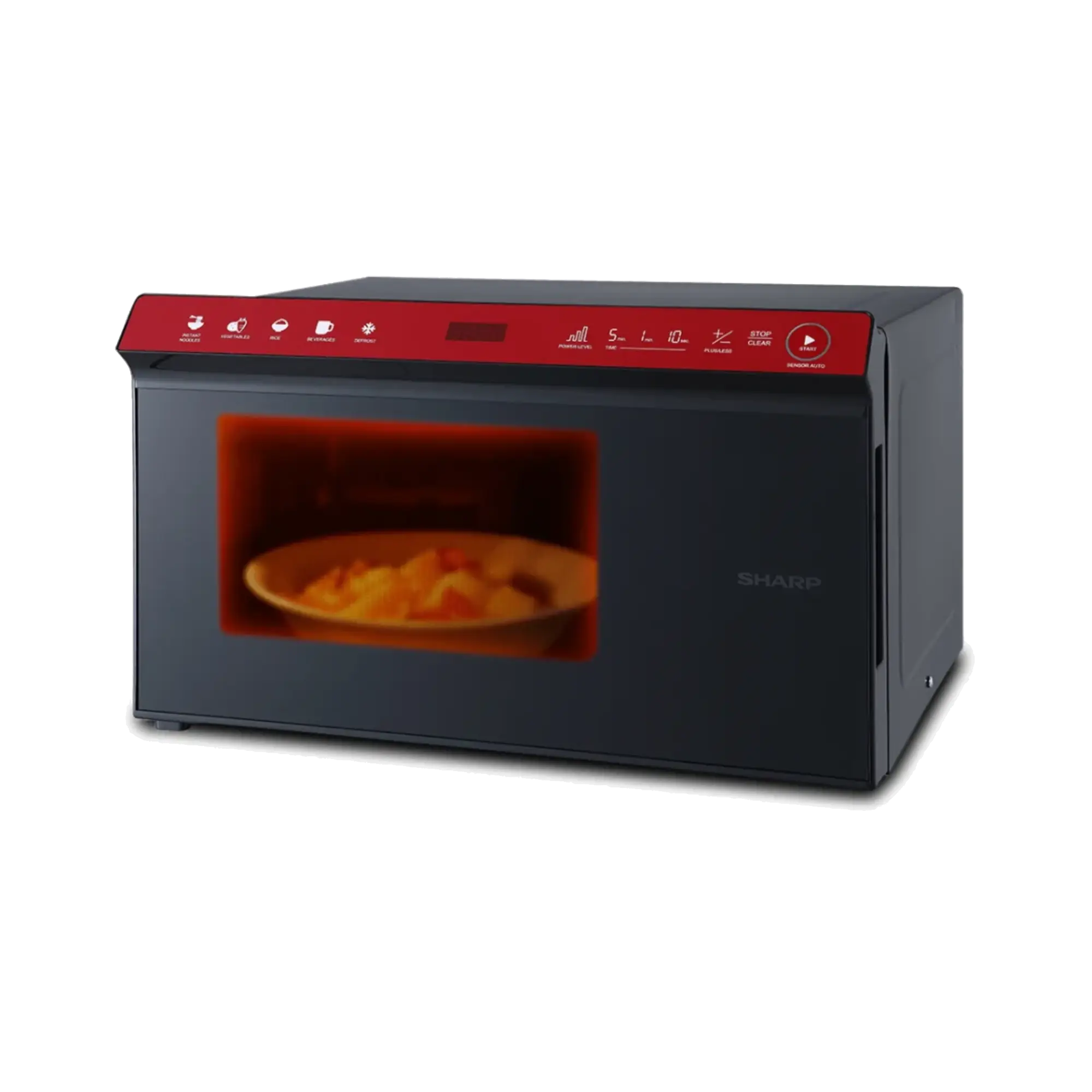 SHARP R-2235H 24 Liters Top Control Solo Microwave Oven