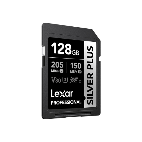 Lexar 128GB Professional SILVER PLUS UHS-I SDXC Memory Card