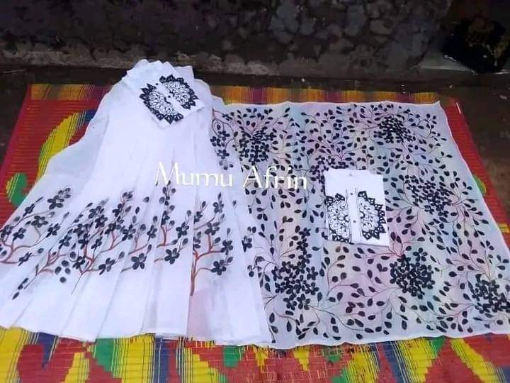 Exclusive Design Hand Print Couple Dress For Sweet Couple