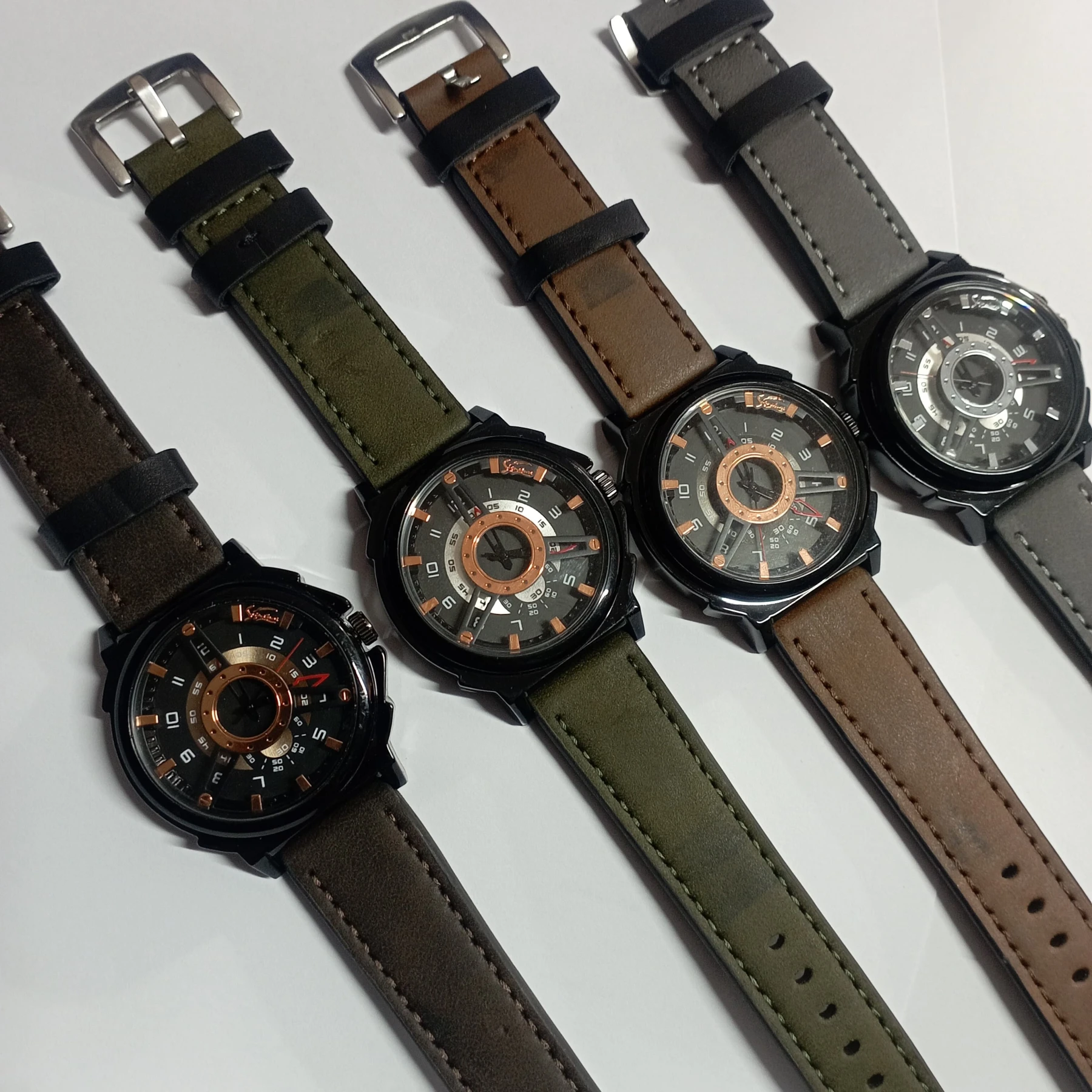 Signature Trendy Men Watch (Brown)