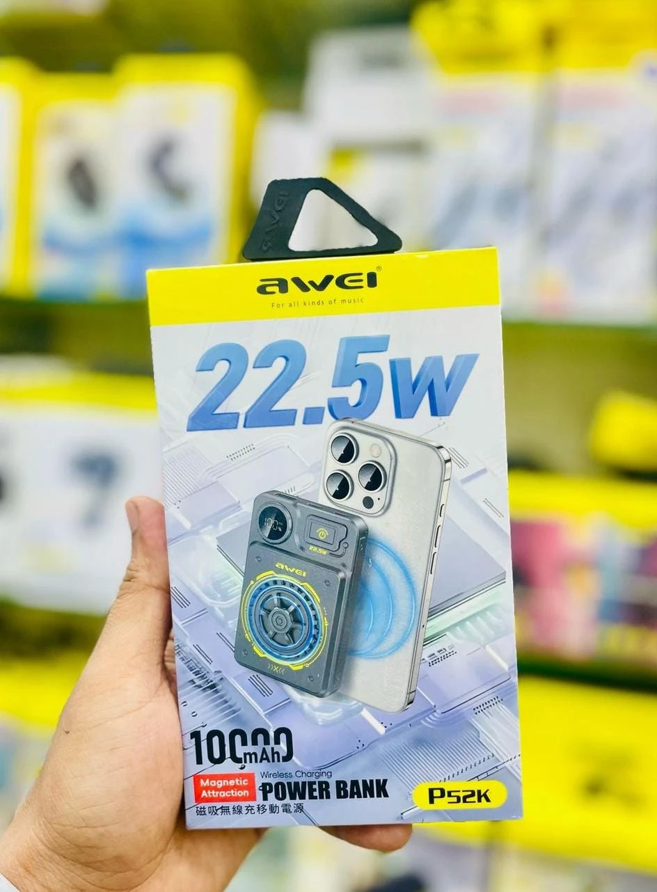 Awei P52k 22.5W 10000mah magnetic Wireless Powerbank