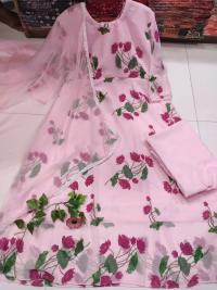 Readymade Gown Three Piece
