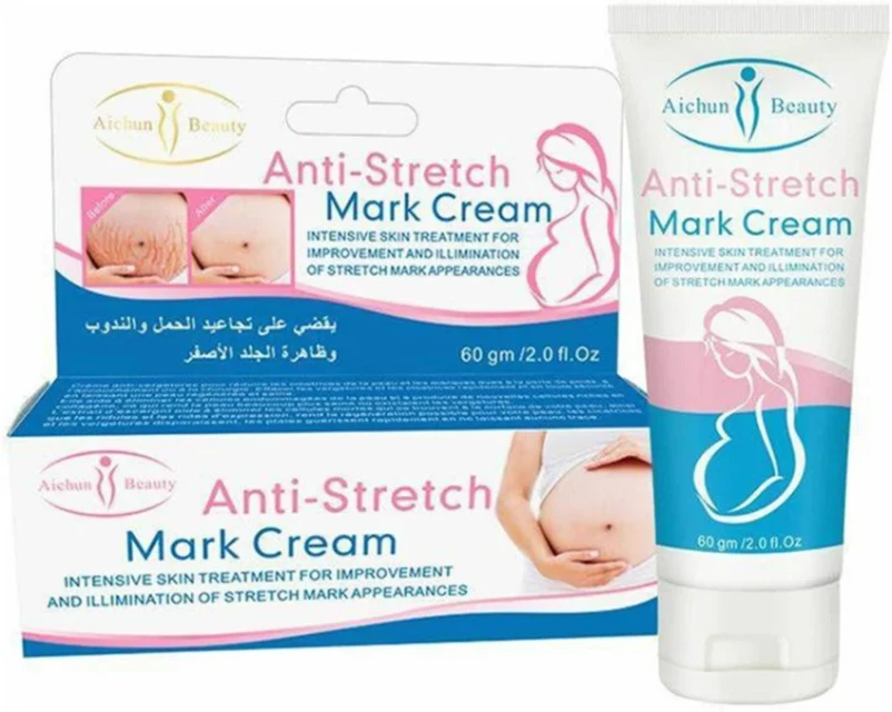 Aichun Beauty Anti Stretch Mark Cream 60gm Intensive Skin Treatment for Improvement & Elimination