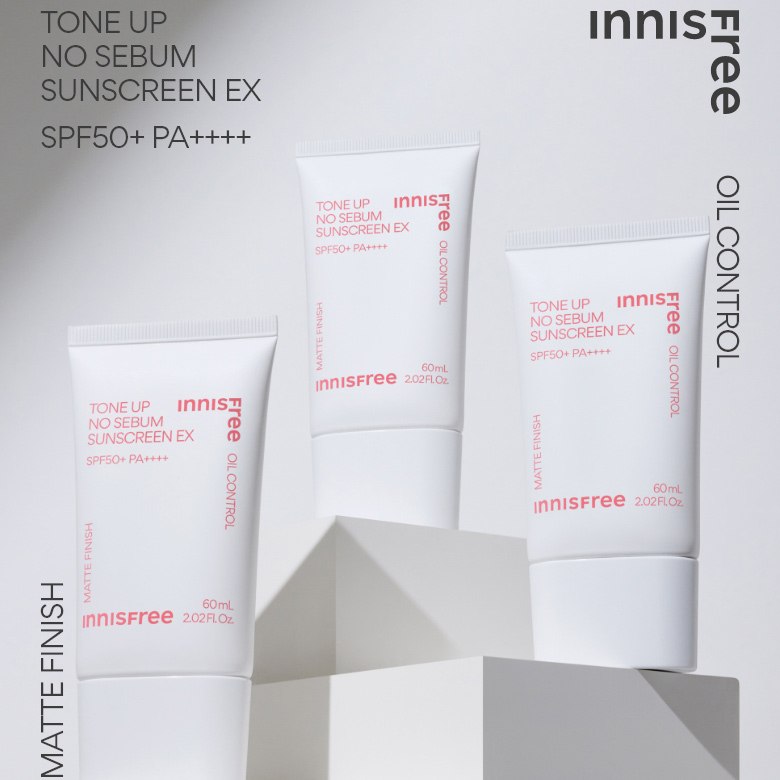 Innisfree Tone Up No Sebum Sunscreen Ex Spf50++ 60 ml