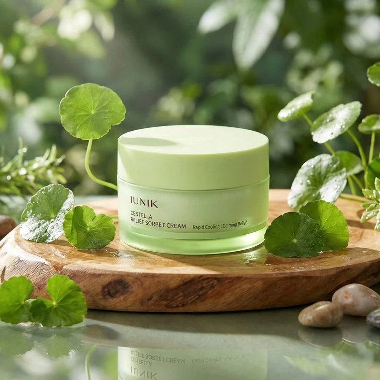 Iunik Centella Relief Sorbet Cream (Rapid Cooling + Calming Relief) - 10ml