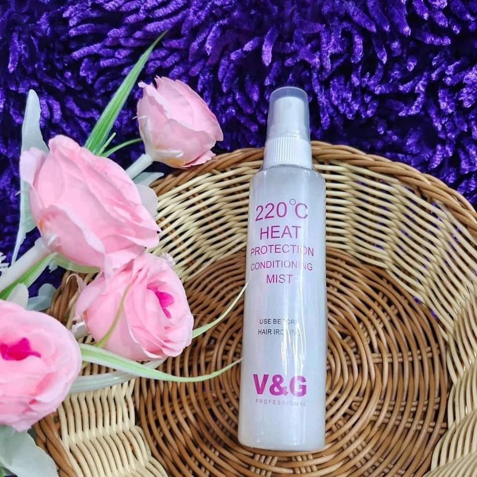 V&G 220°C Heat Protection Conditioning Mist 100ml - Keep Your Hair Protected and Beautiful