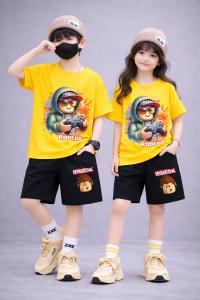 Drop Shoulder Baby TShirt and Pant Set