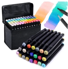 Art Markers Set Dual Headed Artist Sketch Oily Alcoholl Based Markers Pen 30