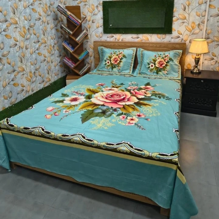 Luxury Panel Cotton Bed Sheet