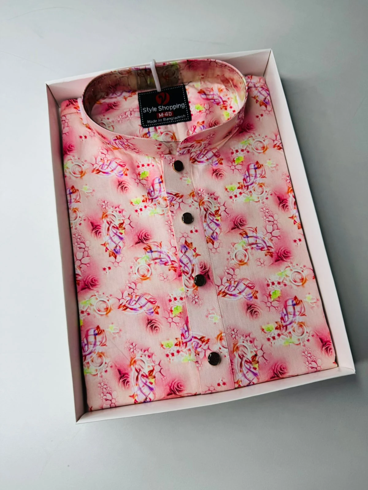 Men’s Cotton Screen Print Panjabi