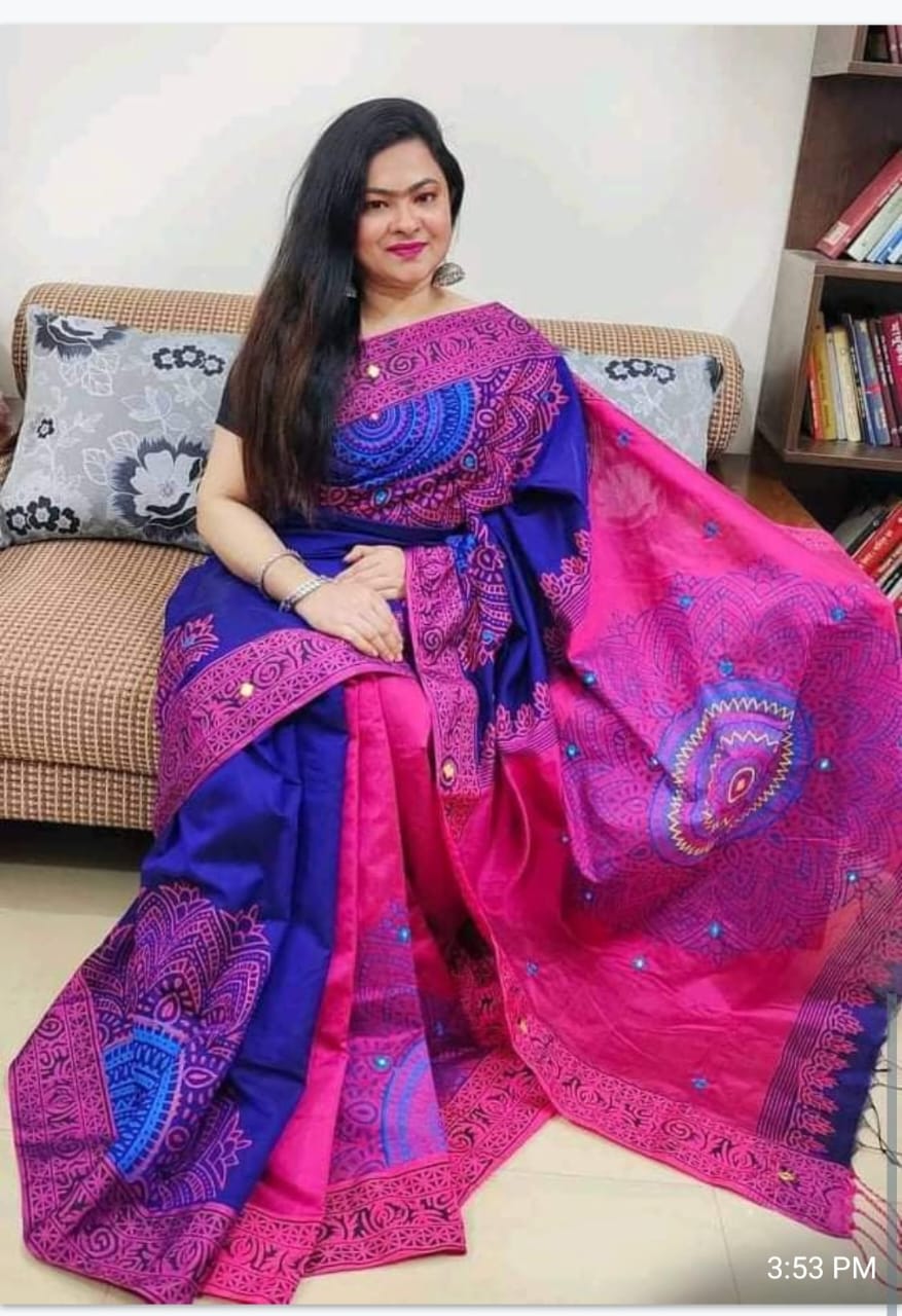 ধুপিয়ান সিল্ক শাড়ি