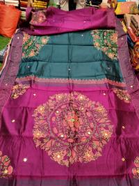 এমব্রয়ডাড়ী ধুপিয়ানসিল্ক শাড়ী