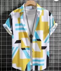 Half Sleeve Cotton Shirt For Men