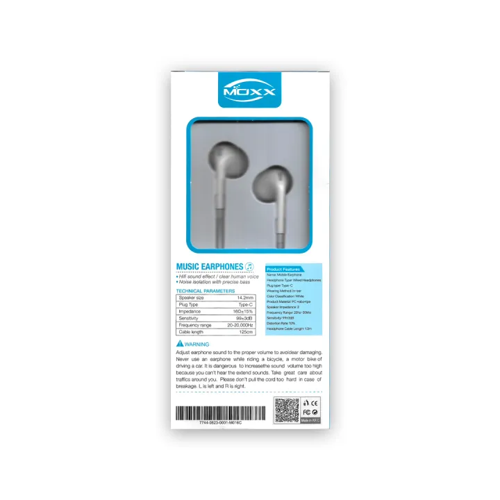 MOXX Music Type-C Earphone (MO-16c)