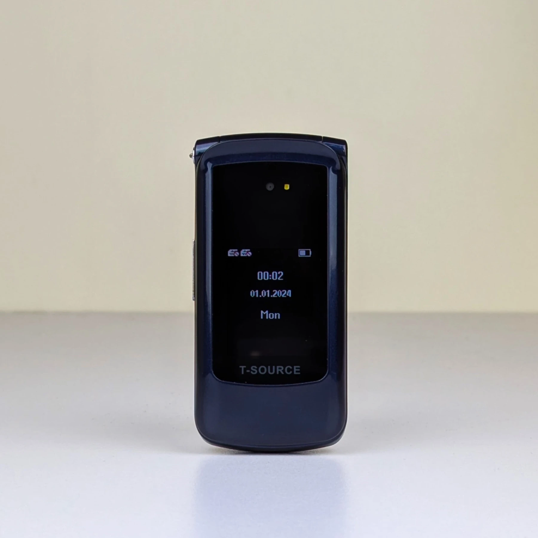 T-Source T203 Dual Display Folding Mobile Phone (BLUE)