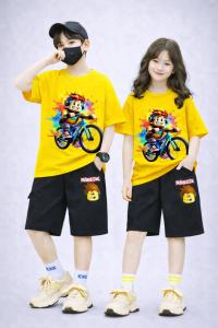 Drop Shoulder Baby TShirt and Pant Set