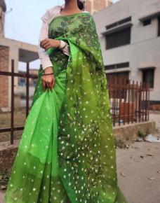 Exclusive Handloom Half Silk Saree – Dropupseller Signature Collection