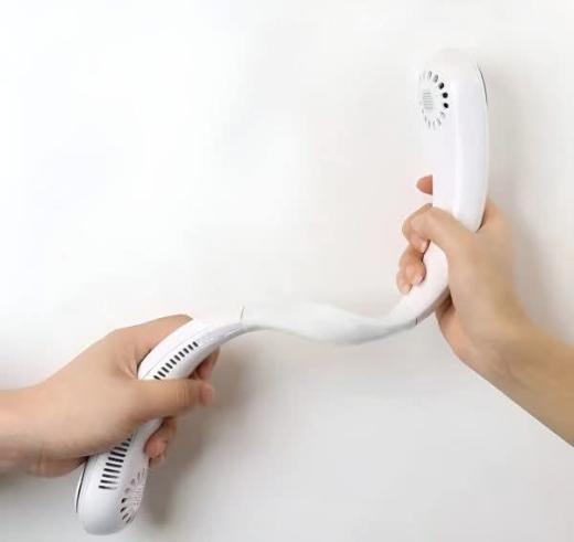 USB Rechargeable Portable Mini Bladeless Neck Fan Neck Cooler