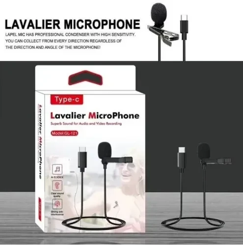 JH-042 Type-C Lavalier Microphone