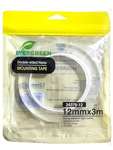 Evergreen Nano Tape Double Sided Tape Transparent Reusable Waterproof Adhesive Tapes 3m * 30mm