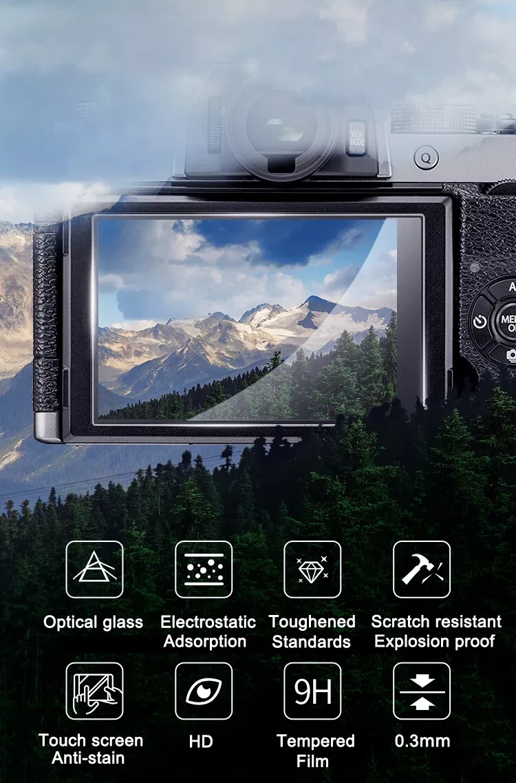 Screen Protector for Fujifilm X-T4 & X100V