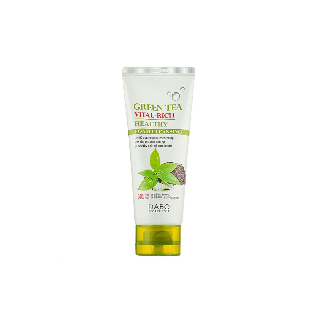 Dabo Green Tea Vital-Rich Healthy Foam Cleanser 100 ml