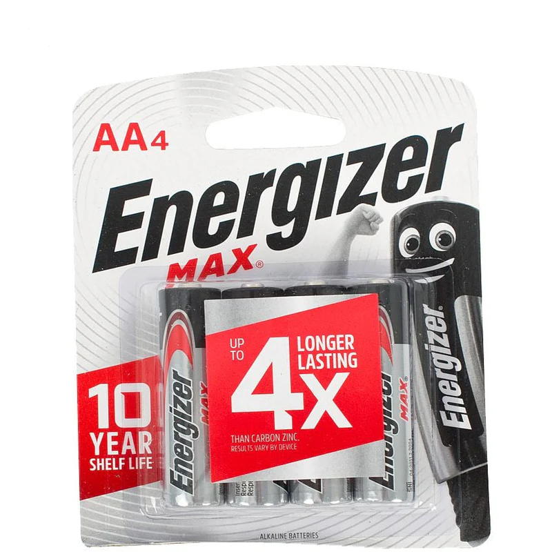 Energizer Max AA Alkaline Battery - 4 Pack