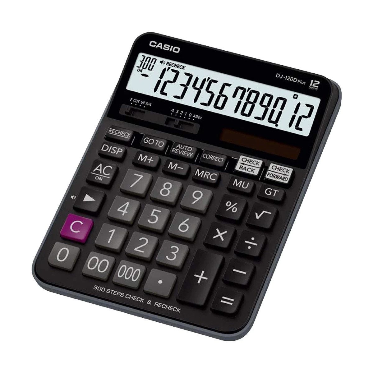 Casio DJ-120D Plus Check & Recheck Desktop Calculator