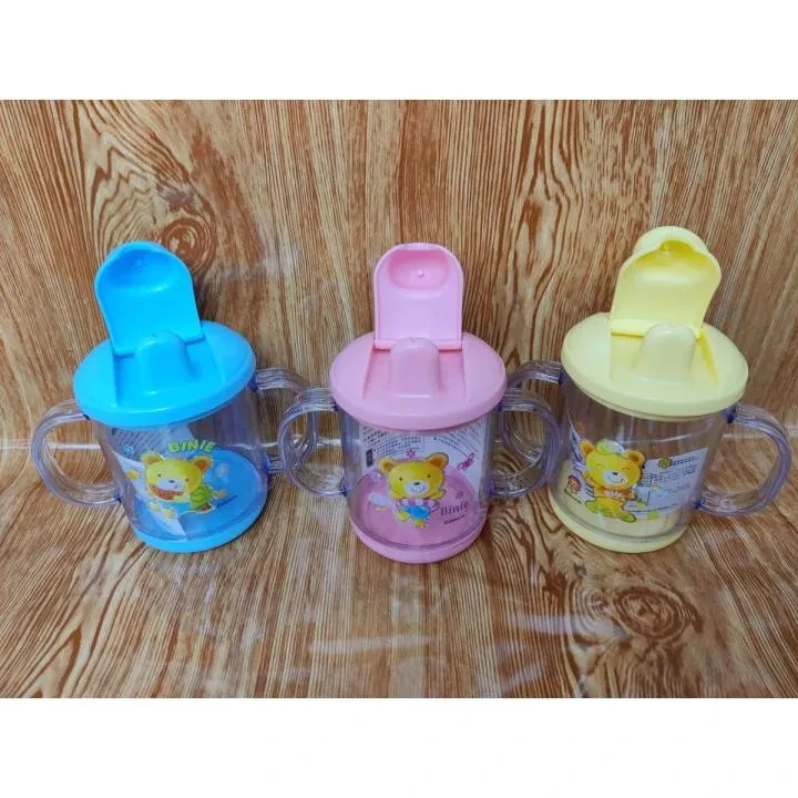 1pcs 150ml Baby Mumpot with Handle Baby Water Pot Beautiful Design (Random Color)