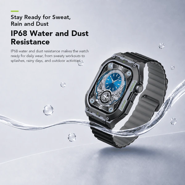 Oraimo Watch Tank N 1.96-inch AMOLED IP68 Smart Watch (OSW-816N) official product image 3