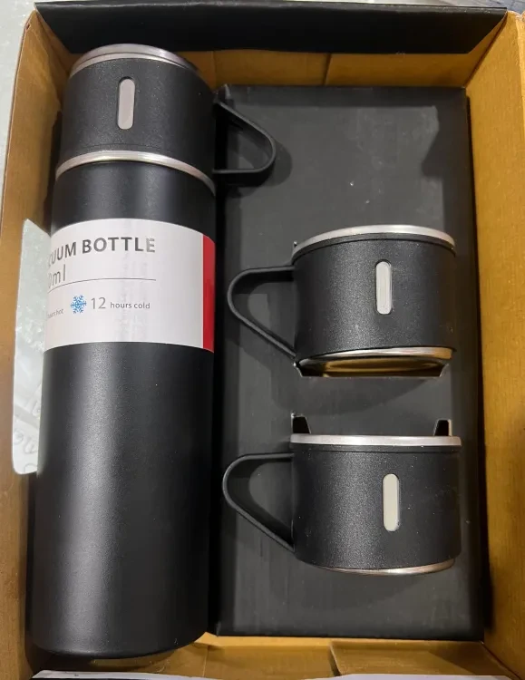 Vacuum flask stainless steel (500 ml flask) (12 hours hot and cold) ( Colour Not Selected )