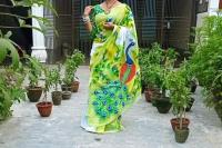 হ্যান্ডপ্রিন্ট শাড়ী