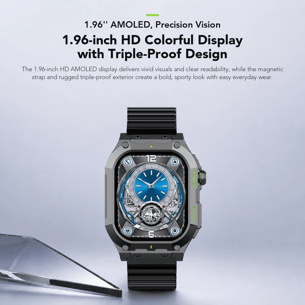 Oraimo Watch Tank N 1.96-inch AMOLED IP68 Smart Watch (OSW-816N) official product image 2