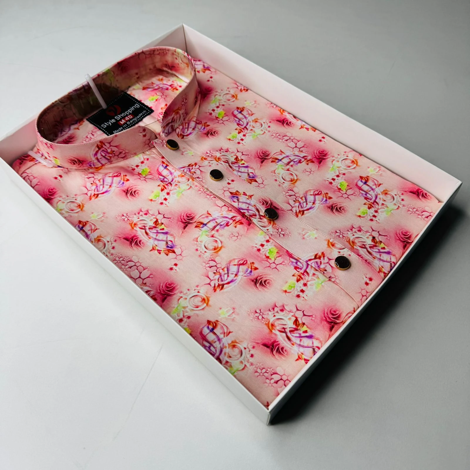 Men’s Cotton Screen Print Panjabi