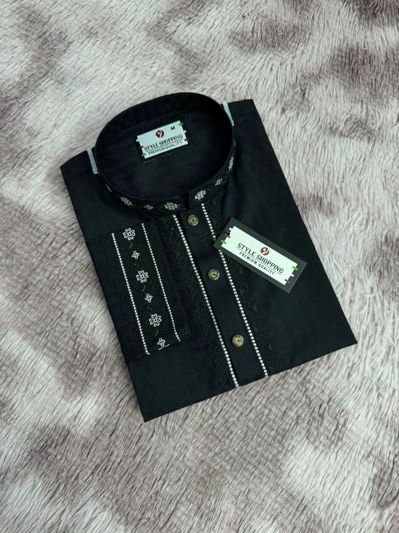 Eid Collection 2026 Black Color Embroidery Punjabi
