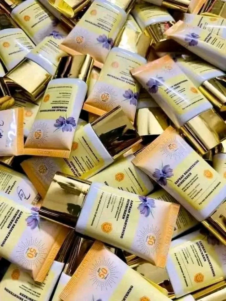 Zafran Brightening Sunscreen SPF50 PA+++ 30gm | For Men & Women Daily Use