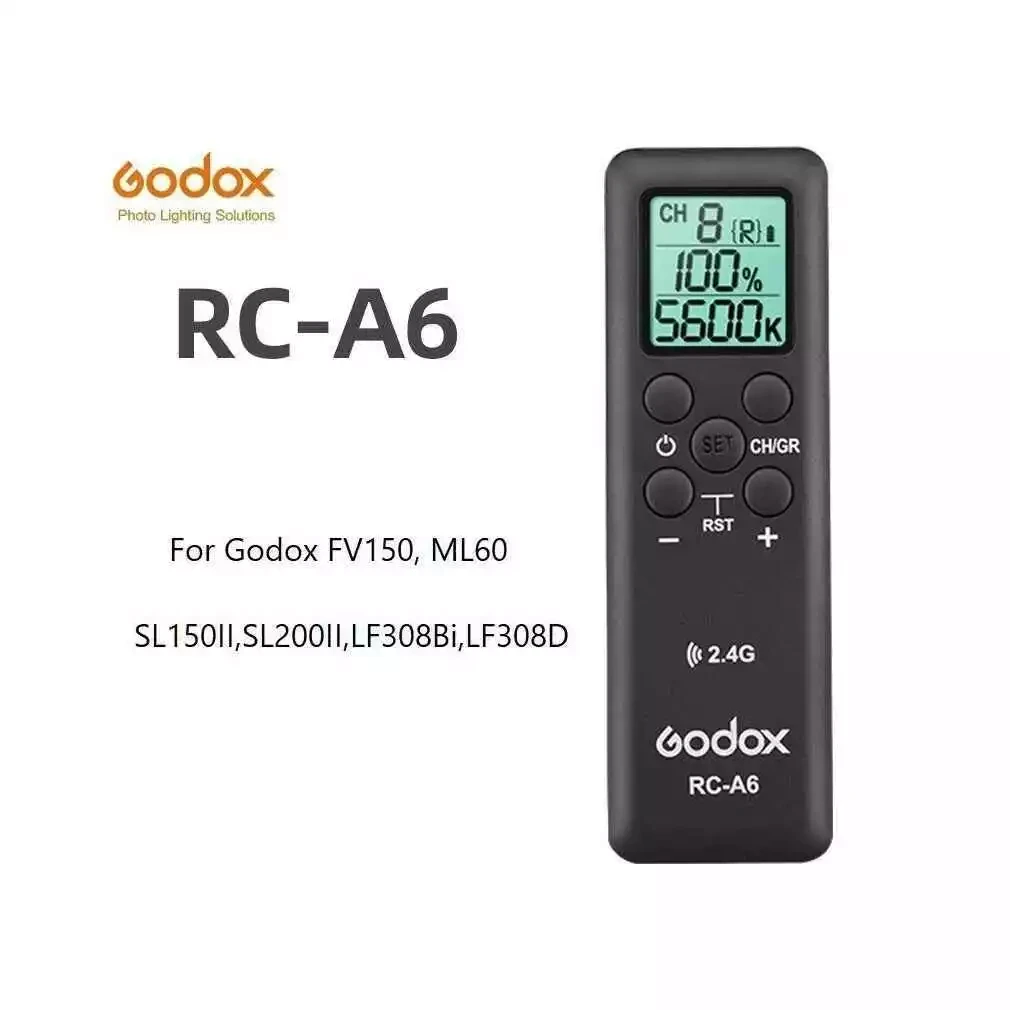 Godox Remote Control for RC-A6 SL150II, SL200II, FV150, FV200, LF308