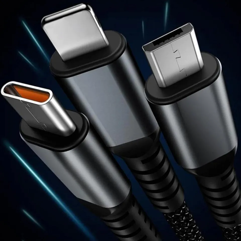 Moxx MDC-3C 3 in 1 120 Watt 100 mm Fast Charging cable