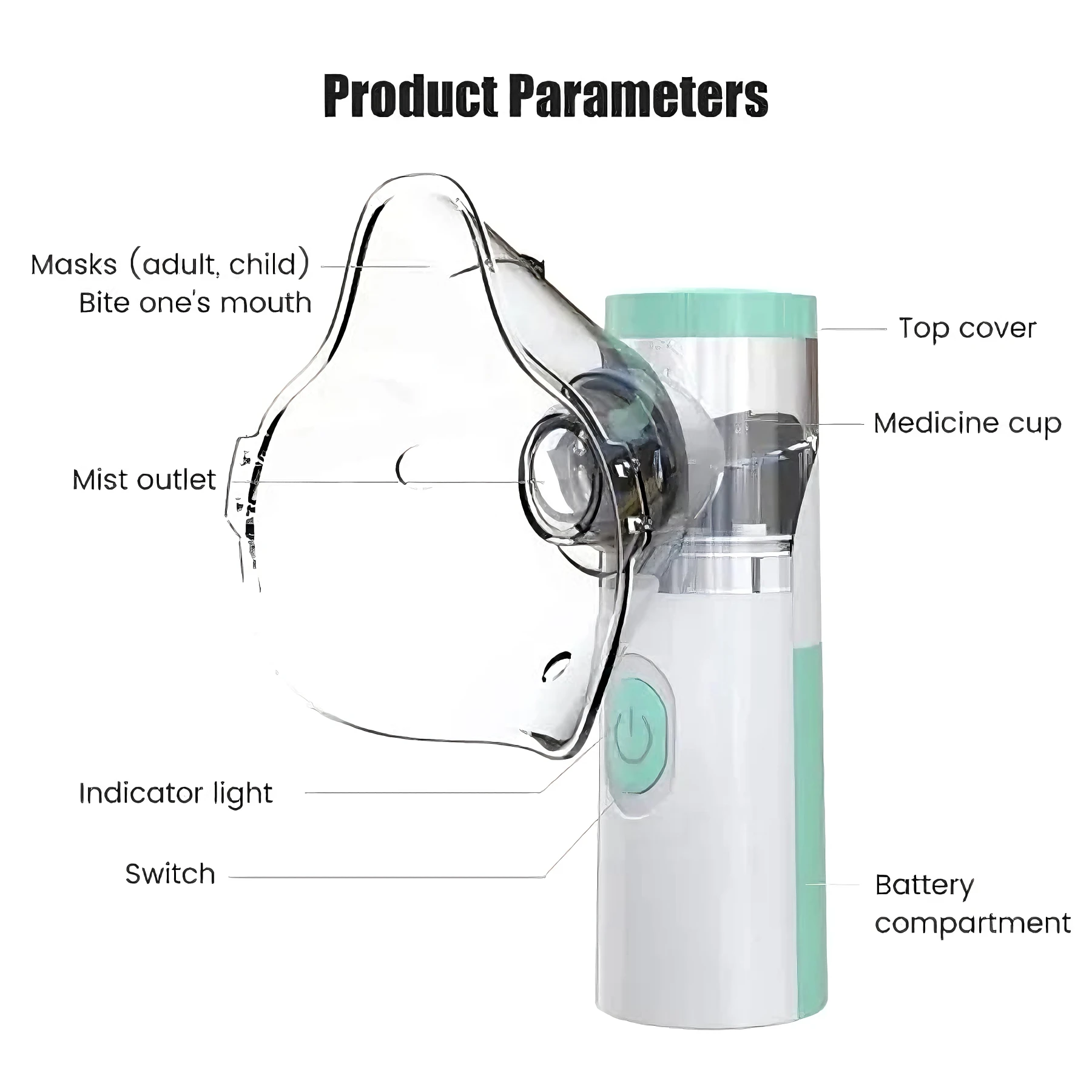 Portable Mesh Nebulizer JSL-W303