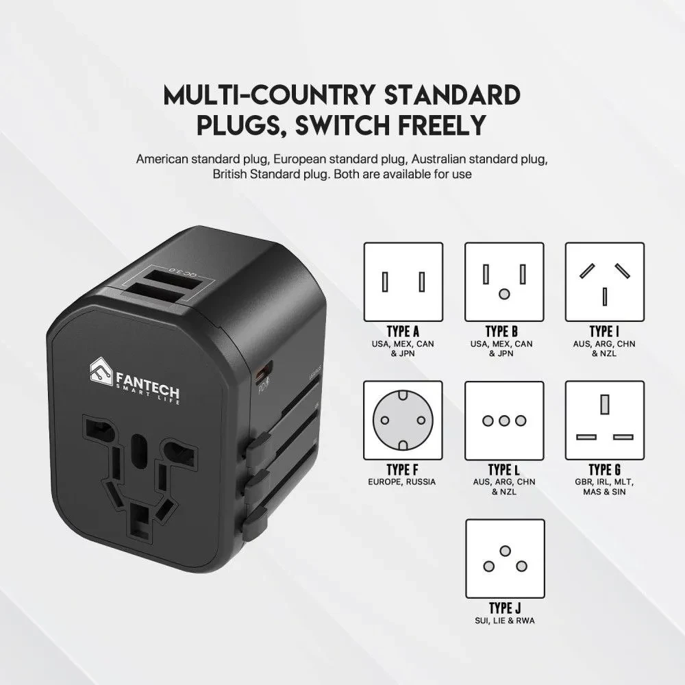 Fantech PowerCube TAC1 Travel Multi Adapter