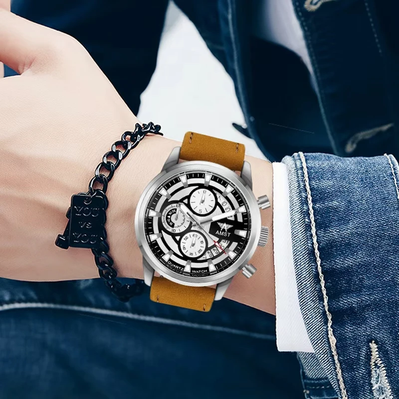 AMST 3068 Stylish Men's Premium Watch