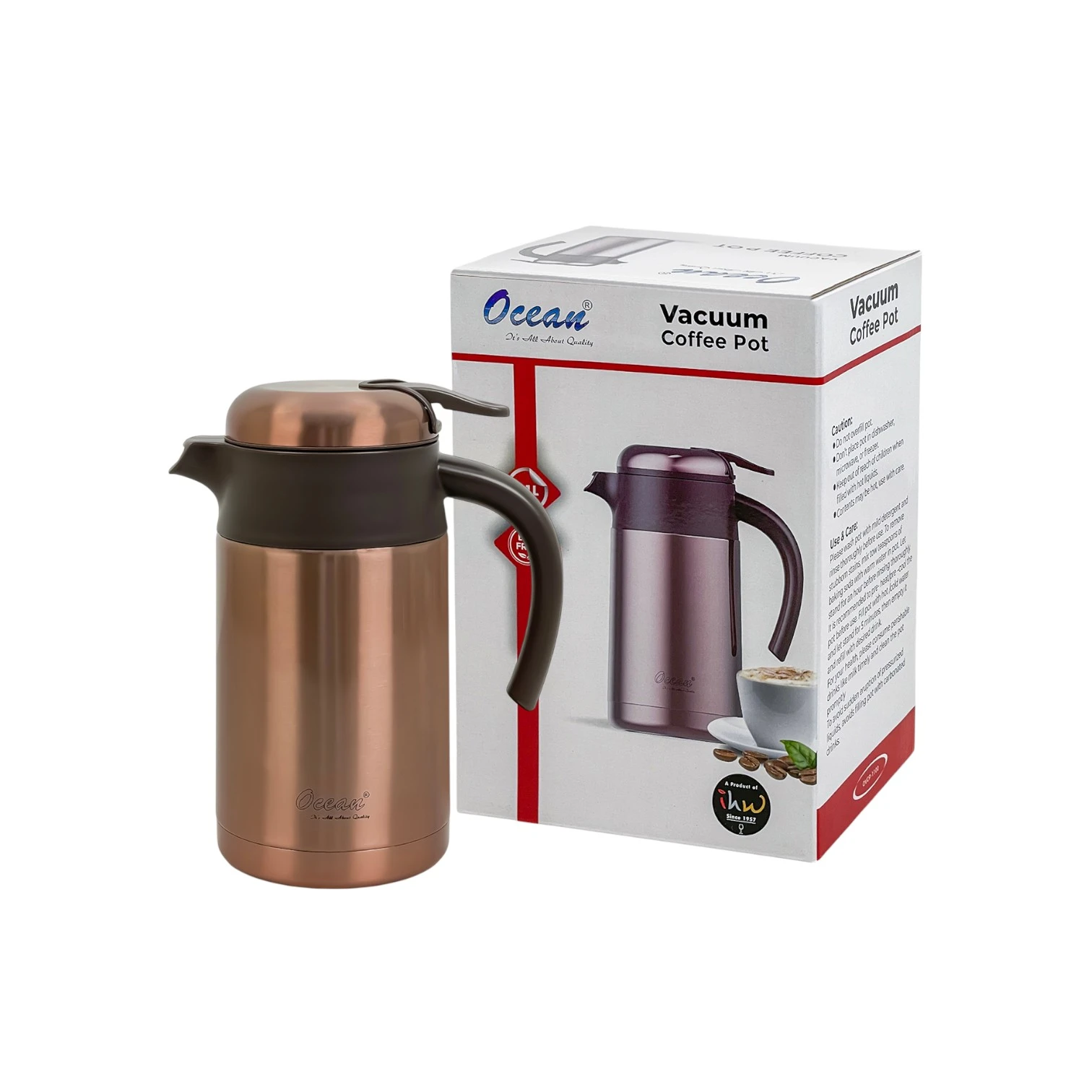 Ocean Vacuum Coffee Pot – 1.1L (OVCP1100)